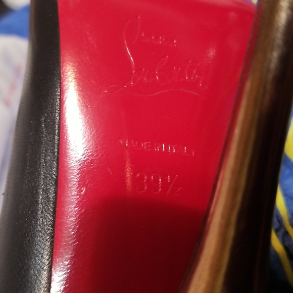 Christian Louboutin Nappa Huguette 120 Bronze Stiletto High Heels Quilted Pointy - Picture 15 of 15